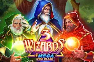Playtech : Mega Fire Blaze: 3 Wizards - ADUGAMING