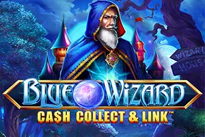 Playtech : Blue Wizard: Cash Collect & Link - ADUGAMING