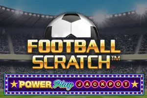 Playtech : Football Scratch PowerPlay Jackpot - ADUGAMING