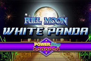 Playtech : Full Moon: White Panda PowerPlay Jackpot - ADUGAMING