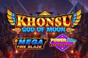 Playtech : Mega Fire Blaze: Khonsu God of Moon PowerPlay Jackpot - ADUGAMING
